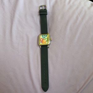 Michele multi color watch - needs battery